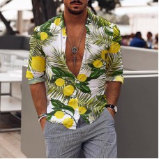 Men's printed short sleeve shirt HE1010-03-03